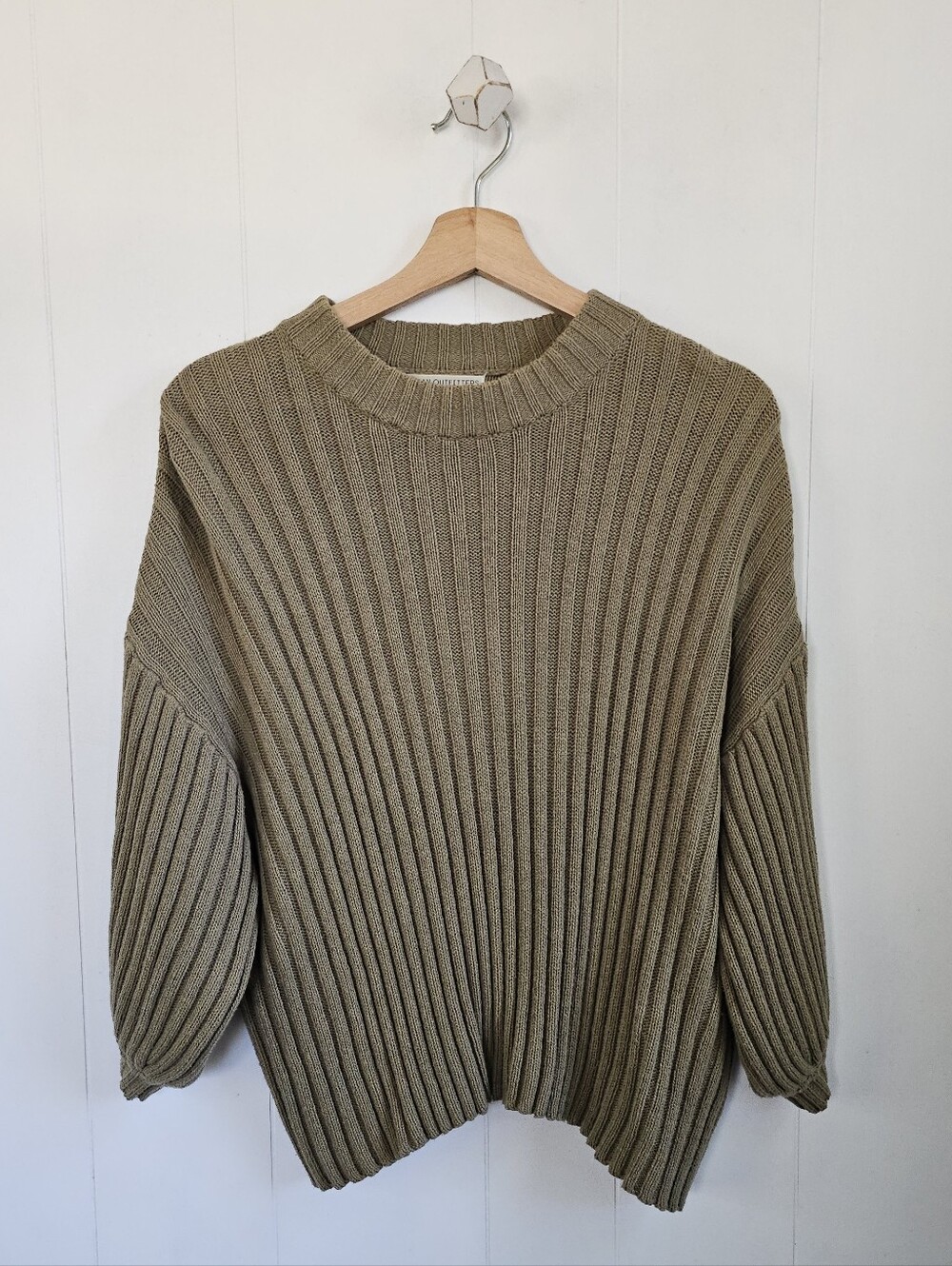 UO Olive Lou Mockneck Pullover